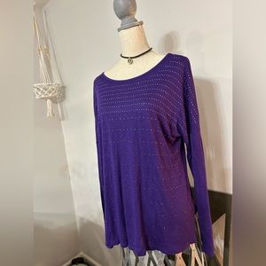Apt. 9 purple tunic size L